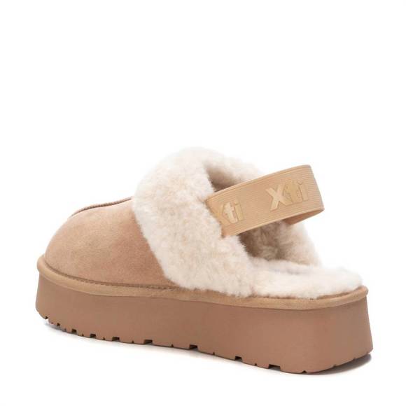 NEW XTI women's winter clogs in beige - Picture 3 of 5